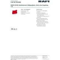 RAFI RAFIX 22 QR Schaltelement 1 Öffner 35V von Rafi