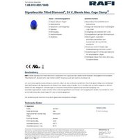 RAFI RAMO 22 Meldeleuchte Blau 24V 1St. RAFI RAMO 22 Meldeleuchte Blau 24V 1St. von Rafi