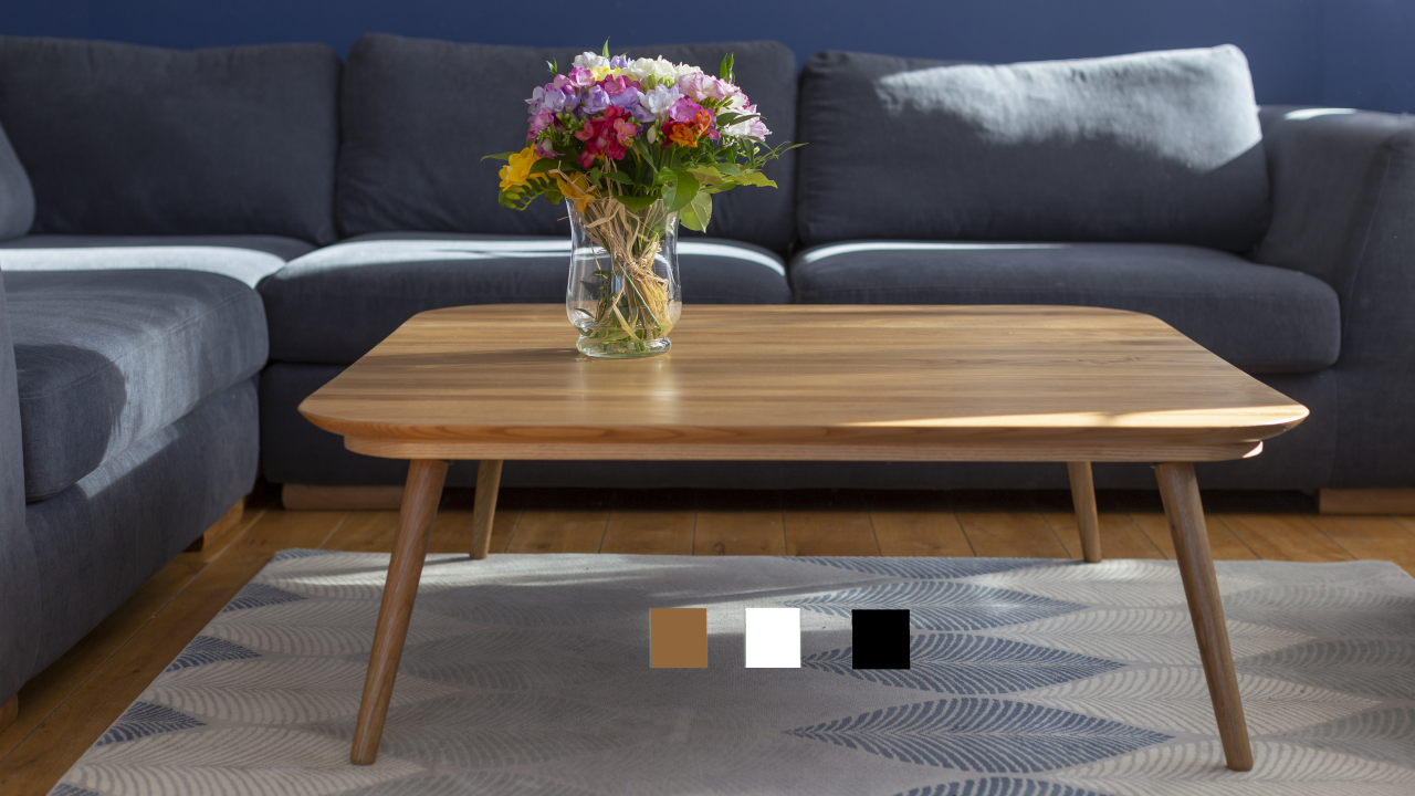 Couchtisch 110x110x31 Beistelltisch Sofatisch Coffee Table Wohnzimmertisch Ka... von Ragaba