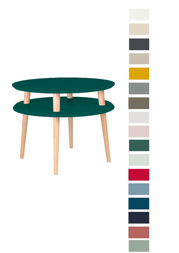 Couchtisch Ø57 Beistelltisch Sofatisch Coffee Table Wohnzimmertisch Kaffeetis... von Ragaba