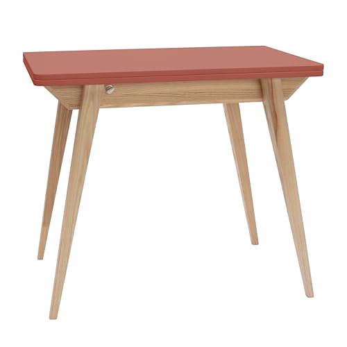 RAGABA Esstisch Envelope, ausklappbar B90/130 x H76 x T65 cm, für 4 bis 6 Personen, mit einem Fach 84 x 46 x 7 cm unter der Tischplatte, FSC-Holz, ideal für Küche oder Esszimmer von RAGABA