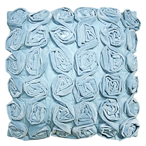 Ragged Rose 40x40cm Baumwolle Samt Rufus, 1-teilig, taubenblau von Ragged Rose