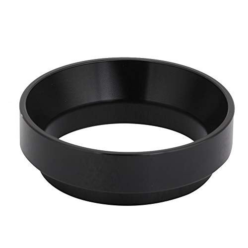 Kaffee-Dosierring ersetzen, 58 mm Aluminium Universal-Kaffeedosierring Trichter ersetzen Kaffeemaschine Zubeh?r f¨¹r Kaffeemaschine, notwendiges Werkzeug f¨¹r handgefertigte(Schwarz) von Raguso