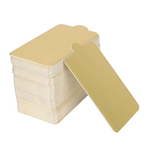Kuchen Karton 100 PCS Rechteck Mousse Kuchen Bretter Kuchen dekorative Cupcake Gebäck Dessert Displays Tablett für Hochzeit Geburtstagsfeier(Large) von Raguso