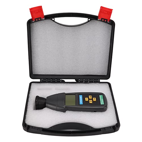 LCD-Digital-Stroboskop-Handblitz-Tachometer Berührungsloser Drehzahlmesser mit Aufbewahrungsbox 60-19.999 U/Min DT2239B LCD-Display mit Hintergrundbeleuchtung von Raguso