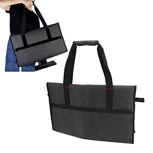 Monitor-Tragetasche, Computermonitor-Tasche mit verstärktem Griff, kratzfest, für 61 cm (24 Zoll) LCD-Bildschirm (schwarz) von Raguso