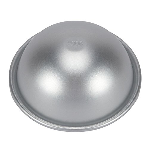 Raguso 10cm Halbkreisform Aluminium Hemisphäre Chiffon Kuchenform Runde Kugel Kuchenformen Kuchen Dessert Pudding Backform von Raguso