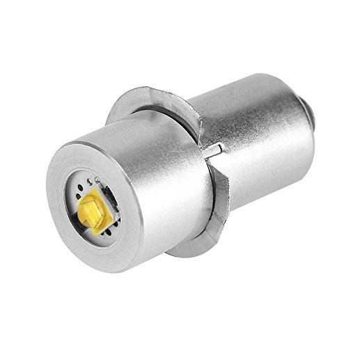 Raguso LED-Taschenlampe Ersatzlampe,1 St¨¹ck P13.5S 3W LED-Taschenlampe Ersatzlampe Taschenlampe Notarbeitsleuchte(3V-Wei?) von Raguso
