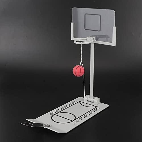 Raguso Miniatur Office Basketball Desktop-Spiel Finger Basketball Spiel Schreibtisch Ornament Tisch Spielzeug Dekoration Basketball Hoop Toy Brettspiel für Basketball-Fans und Fanatiker von Raguso