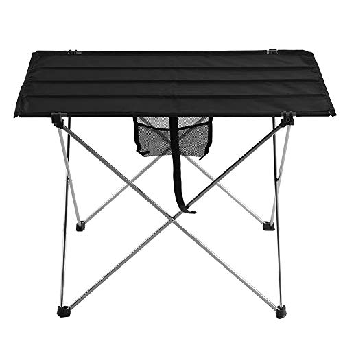 Raguso Tragbare Picknicktischdecke Desktop Klapptisch BBQ Barbecue Schreibtisch mit Tragetasche für Outdoor Camping Fishing Park Picknick(L) von Raguso