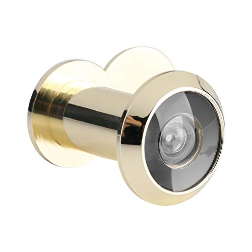 Türspion 200-Grad-Spion-Viewer mit Sichtschutzabdeckung für Türen mit Einer Dicke von 35 Mm Bis 65 Mm(Gold) von Raguso