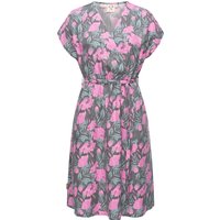 Ragwear Jerseykleid "Selyma Organic" Eingrifftaschen stylisches Shirtkleid mit V-Ausschnitt und Bindegürtel von Ragwear