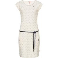 Ragwear Jerseykleid "Tag Zig Zag", stylisches Shirtkleid mit coolem Print u. Bindekordel von Ragwear