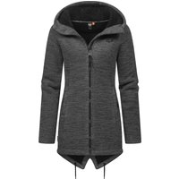 Ragwear Kapuzenstrickjacke "Wingi Melange" Sportliche Kapuzenjacke mit Teddy-Kunstfell von Ragwear