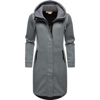 Ragwear Kurzmantel "Letti Long Bonded" Übergangsmantel aus Rippstrick mit Kapuze von Ragwear
