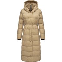 Ragwear Steppmantel "Niara Long" Gesteppter langer Damen Mantel mit Bindeband von Ragwear