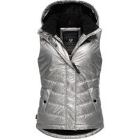 Ragwear Steppweste "Hesty Bling" Wasserdichte Outdoor-Weste mit abnehmbarer Kapuze von Ragwear