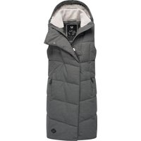 Ragwear Steppweste "Pavla Vest" stylische Winterweste mit Teddyfutter und Kapuze von Ragwear