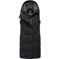Ragwear Steppweste "Pavla Vest", stylische Winterweste mit Teddyfutter und Kapuze von Ragwear