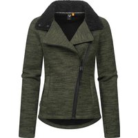 Ragwear Strickfleecejacke "Saskie Melange" ohne Kapuze Grob gestrickte Damen-Jacke mit Teddyfell-Futter Ragwear Strickfleecejacke "Saskie Melange" ohne Kapuze Grob gestrickte Damen-Jacke mit Teddyfell-Futter von Ragwear