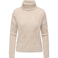 Ragwear Strickpullover "Janna Short" Gestrickter gemusterter Rollkragenpullover Ragwear Strickpullover "Janna Short" Gestrickter gemusterter Rollkragenpullover von Ragwear