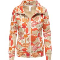 Ragwear Sweatjacke "Ronette Print" Zip-Jacke mit Allover-Print und hohem Kragen von Ragwear