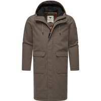Ragwear Wintermantel "Mr Them Long" lange wasserdichte Herren Winterjacke mit Kapuze von Ragwear