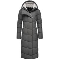 Ragwear Wintermantel "Pavla Long" extralanger Winterparka mit Teddyfutter und Kapuze von Ragwear