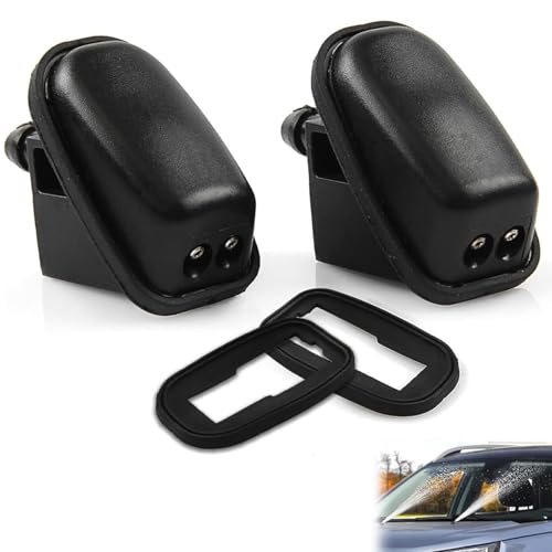 Raheem 2 Stück Frontscheiben-Waschdüsen Wassersprühdüsen 4M5117666AD kompatibel mit Ford Focus MK2 MK3 C-Max Mondeo MK4 Fiesta MK5 Fusion KA Galaxy 1708176 2N1117666AD von Raheem