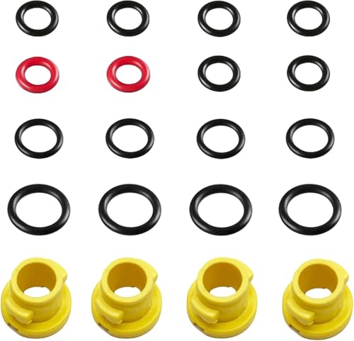 Raheem O-Ring-Düsenset für Kärcher Hochdruckreiniger Zubehör Kompatibel mit Kärcher K2 K3 K4 K5 K6 K7 Schlauchtülle Ersatz O-Ring Dichtung 2.640-729.0 Gummi für effizienten Betrieb von Raheem