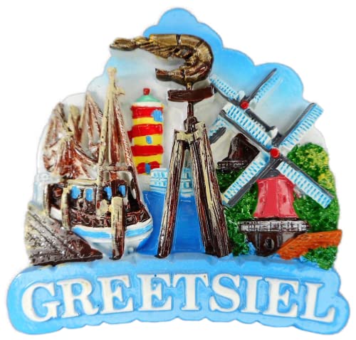 Magnet Souvenir Greetsiel 7 x 7 x 2 cm Kühlschrankmagnet Stadt Figur Deko GCG 2380 Magnet Souvenir Greetsiel 7 x 7 x 2 cm Kühlschrankmagnet Stadt Figur Deko GCG 2380 von Rahlf