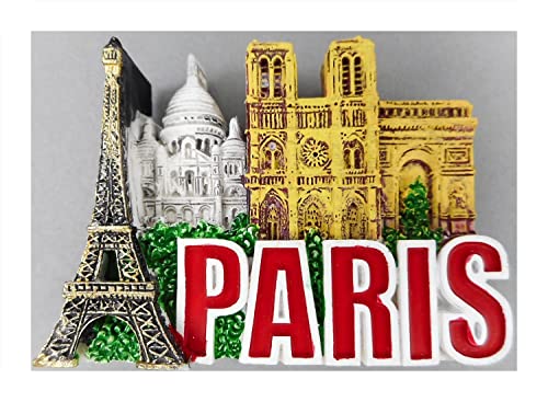 Magnet Souvenir Paris 6,5 x 5 x 2 cm Kühlschrankmagnet Stadt Figur Deko GCG 0010 von Rahlf