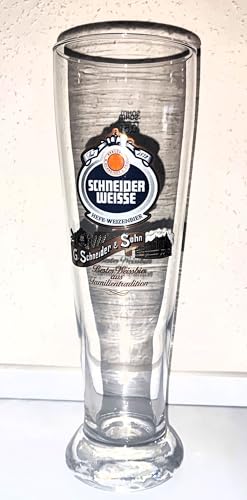 Rahm Bierglas/Schneider Weisse/Weißbierglas/Glas / 1 x 0,5 Liter/Weizenbierglas/Gläser von Rahm