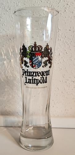 Rahm Prinzregent Luitpold/WEISSBIER GLAS/Limited Edition / 1 x 0,5 Liter/Bierglas/Gläser/Weizenglas von Rahm