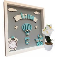 Babyzimmer Deko, Poster Babyzimmer, Kinderzimmer Bilder, 3D Babyrahmen Babyzimmer Deko, Poster Babyzimmer, Kinderzimmer Bilder, 3D Babyrahmen von Rahmen4Baby