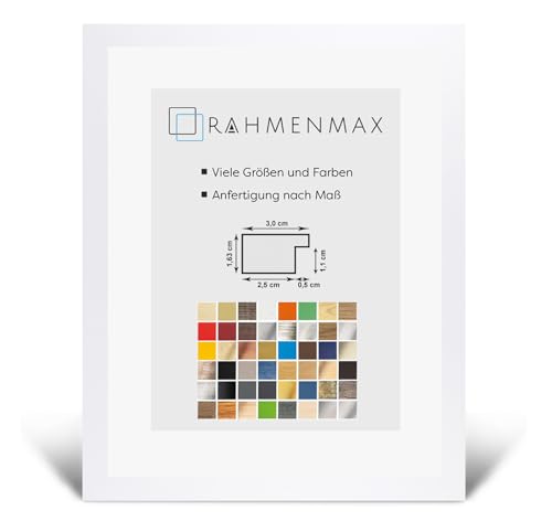 RahmenMax Morena Bilderrahmen Posterrahmen 42x59,5 cm Weiss Hochglanz 59,5x42 cm mit weisser Rückwand und Antireflex Acrylglas RahmenMax Morena Bilderrahmen Posterrahmen 42x59,5 cm Weiss Hochglanz 59,5x42 cm mit weisser Rückwand und Antireflex Acrylglas von RahmenMax