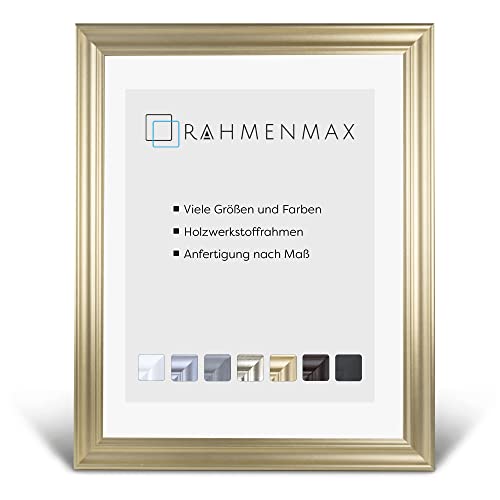 RahmenMax Neapel Barock Bilderrahmen Posterrahmen 38x98,5 cm Puzzlerahmen Farbe Gold Schlicht 98,5x38 cm mit weisser Rückwand und Antireflex Arcylglas RahmenMax Neapel Barock Bilderrahmen Posterrahmen 38x98,5 cm Puzzlerahmen Farbe Gold Schlicht 98,5x38 cm mit weisser Rückwand und Antireflex Arcylglas von RahmenMax