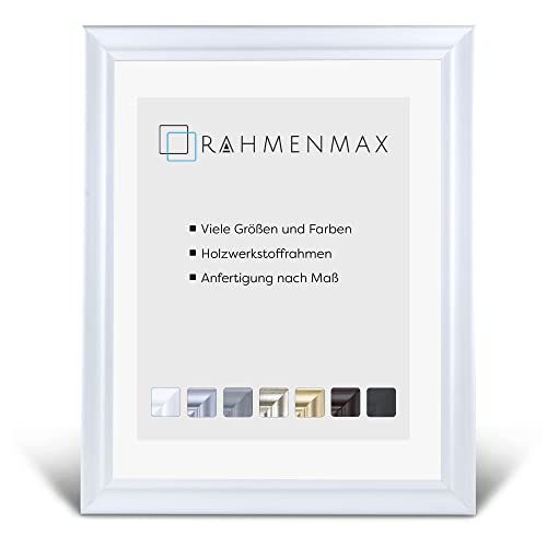 RahmenMax Neapel Barock Bilderrahmen Posterrahmen 47,5x63,5 cm Puzzlerahmen Weiss Gemasert 63,5x47,5 cm mit weisser Rückwand und Antireflex Arcylglas RahmenMax Neapel Barock Bilderrahmen Posterrahmen 47,5x63,5 cm Puzzlerahmen Weiss Gemasert 63,5x47,5 cm mit weisser Rückwand und Antireflex Arcylglas von RahmenMax