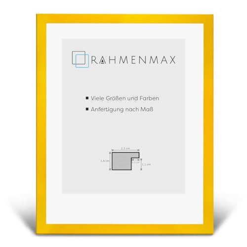 RahmenMax Skane Bilderrahmen Posterrahmen Din A1 Format 59,4x84,1 cm Gelb Kunstglas klar RahmenMax Skane Bilderrahmen Posterrahmen Din A1 Format 59,4x84,1 cm Gelb Kunstglas klar von RahmenMax