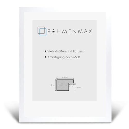 RahmenMax Skane Puzzlerahmen 48,5x68 cm Bilderrahmen Weiss Gemasert Hintergrund Weiss Kunstglas klar RahmenMax Skane Puzzlerahmen 48,5x68 cm Bilderrahmen Weiss Gemasert Hintergrund Weiss Kunstglas klar von RahmenMax