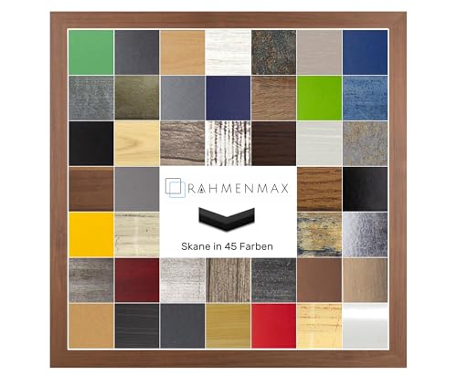 RahmenMax Skane Puzzlerahmen Bilderrahmen Posterrahmen 80x80 cm Nussbaum Dunkel Dekor Passgenau Handgefertigt inklusive Antireflex Acryl Verglasung RahmenMax Skane Puzzlerahmen Bilderrahmen Posterrahmen 80x80 cm Nussbaum Dunkel Dekor Passgenau Handgefertigt inklusive Antireflex Acryl Verglasung von RahmenMax