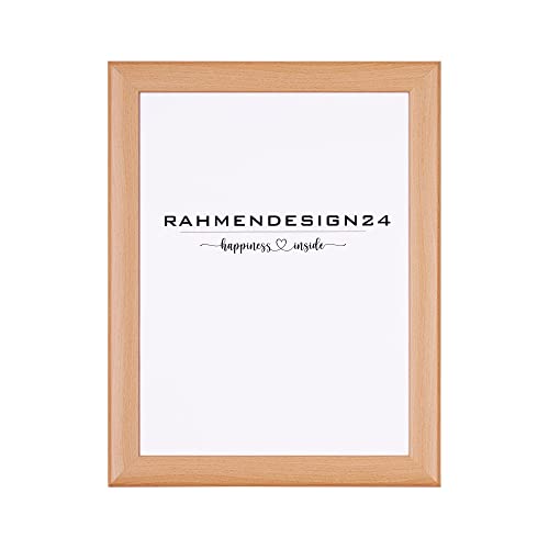 Rahmendesign24 Bilderrahmen Fiona 21x28 Buche Fotorahmen, Wechselrahmen, Posterrahmen, Puzzlerahmen von Rahmendesign24