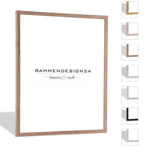 Rahmendesign24 Bilderrahmen Nero 45,7x60,9 Sonoma Eiche Fotorahmen, Wechselrahmen, Posterrahmen, Puzzlerahmen, schmaler Bilderrahmen Rahmendesign24 Bilderrahmen Nero 45,7x60,9 Sonoma Eiche Fotorahmen, Wechselrahmen, Posterrahmen, Puzzlerahmen, schmaler Bilderrahmen von Rahmendesign24
