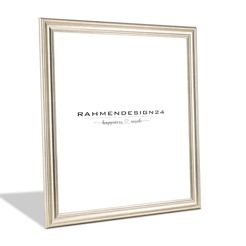 Rahmendesign24 Bilderrahmen Puzzlerahmen Atheno | Silber Antik 40x60cm| Barockrahmen Vintage Antik Stil | Klassischer Fotorahmen für Poster und Puzzle | Galerierahmen Rahmendesign24 Bilderrahmen Puzzlerahmen Atheno | Silber Antik 40x60cm| Barockrahmen Vintage Antik Stil | Klassischer Fotorahmen für Poster und Puzzle | Galerierahmen von Rahmendesign24