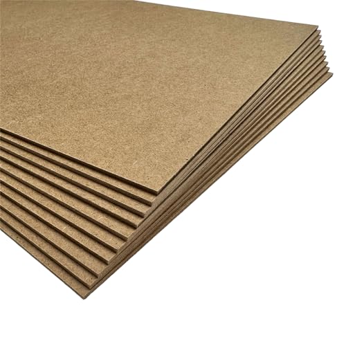 Rahmendesign24 MDF Platte 2,5mm | 30x40 | Set á 3 Stück | HDF Platte Holzplatte Bastelplatte von Rahmendesign24