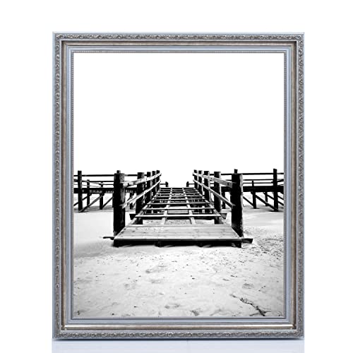 Bilderrahmen Fotorahmen 20x30 cm Silber bilderrahmen zum aufhängen Holz Picture Frames Farbe und 40 verschiedene Größen wählbar ohne Passepartout Rahmen Athen Bilderrahmen Fotorahmen 20x30 cm Silber bilderrahmen zum aufhängen Holz Picture Frames Farbe und 40 verschiedene Größen wählbar ohne Passepartout Rahmen Athen von rahmengalerie24