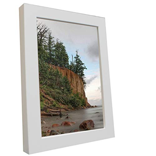 Bilderrahmen Fotorahmen 20x30 cm weiß bilderrahmen zum aufhängen MDF Picture Frames Farbe und 40 verschiedene Größen wählbar ohne Passepartout Rahmen Malmö von Rahmengalerie24