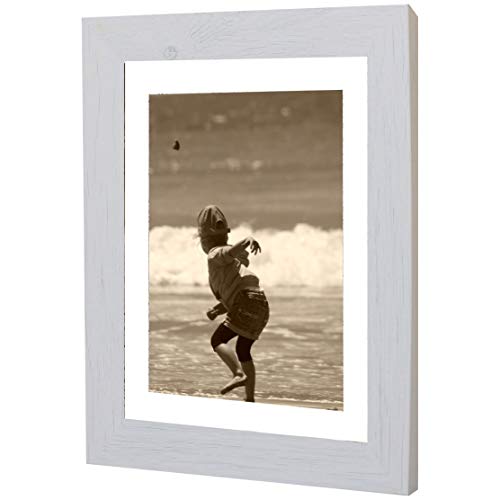 Bilderrahmen Fotorahmen 28x35 cm Birke bilderrahmen zum aufhängen MDF picture frames Farbe und 40 verschiedene Größen wählbar ohne Passepartout Rahmen Ayleen von Rahmengalerie24