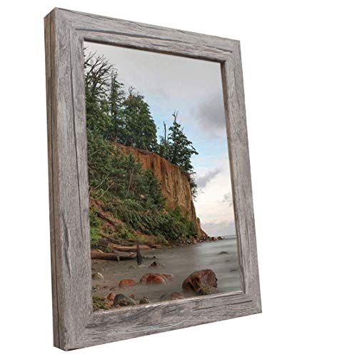 Bilderrahmen Fotorahmen 38x98 cm Olive bilderrahmen zum aufhängen MDF Picture Frames Farbe und 40 verschiedene Größen wählbar ohne Passepartout Rahmen Malmö von Rahmengalerie24