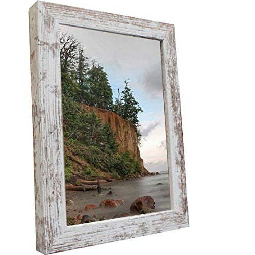 Bilderrahmen Fotorahmen 40x50 cm Vintage bilderrahmen zum aufhängen MDF Picture Frames Farbe und 40 verschiedene Größen wählbar ohne Passepartout Rahmen Malmö von rahmengalerie24